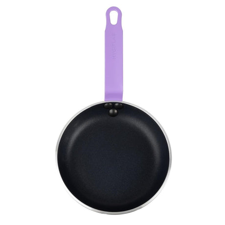 Hygiplas Aluminium Non-Stick Teflon Platinum Plus Frying Pan with Purple Handle 20cm - FB476  Hygiplas   