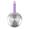 Hygiplas Aluminium Non-Stick Teflon Platinum Plus Frying Pan with Purple Handle 20cm - FB476  Hygiplas   