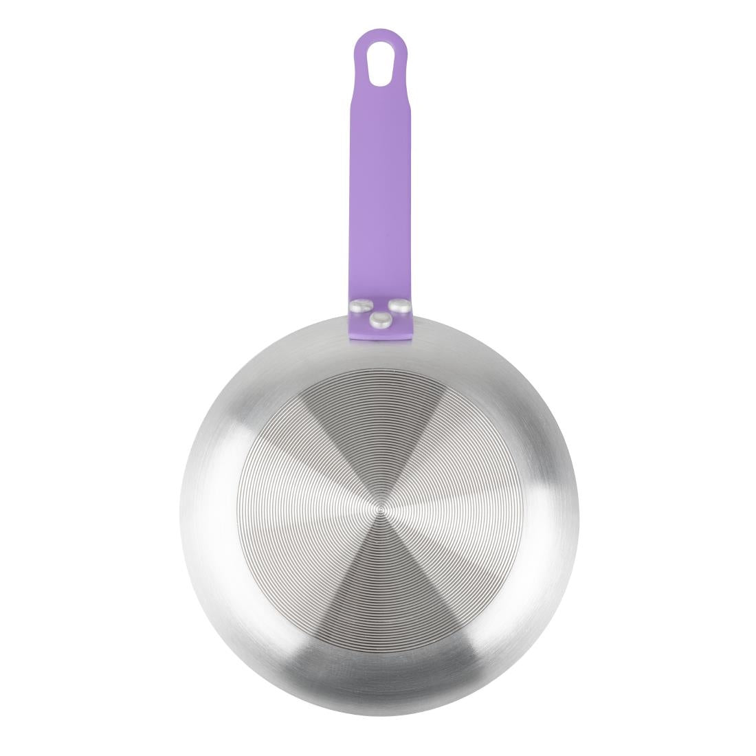 Hygiplas Aluminium Non-Stick Teflon Platinum Plus Frying Pan with Purple Handle 20cm - FB476  Hygiplas   