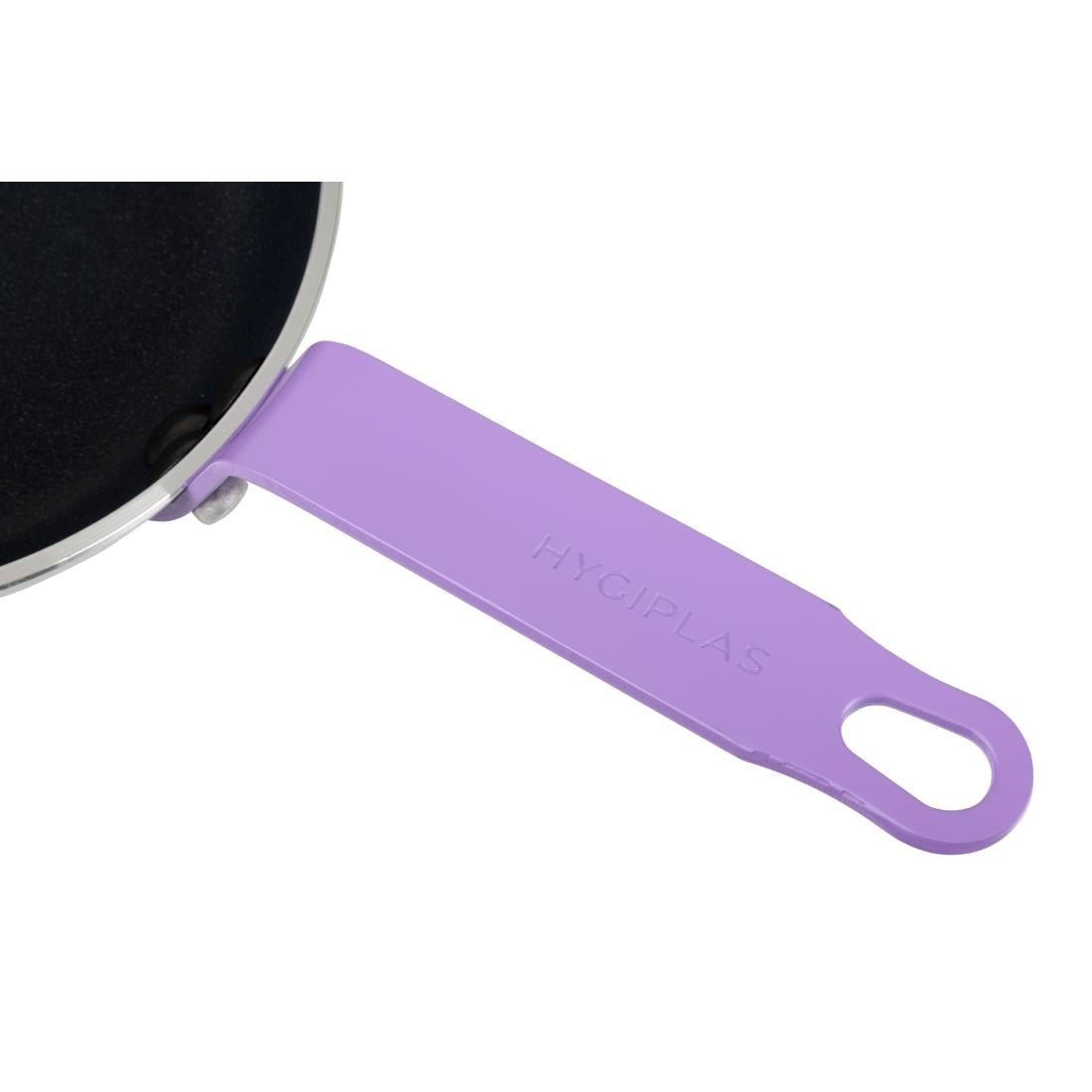 Hygiplas Aluminium Non-Stick Teflon Platinum Plus Frying Pan with Purple Handle 20cm - FB476  Hygiplas   