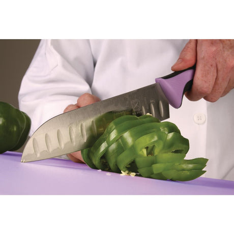 Mercer Millennia Culinary Allergen Safety Santoku Knife 17.8cm - FB502  Mercer Culinary   