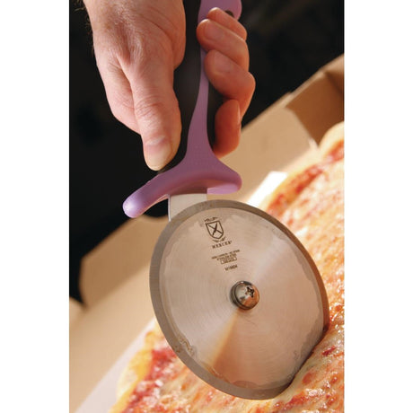Mercer Millennia Culinary Allergen Safety Pizza Wheel 4" - FB508  Mercer Culinary   