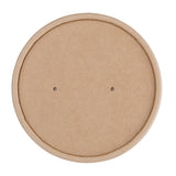 Fiesta Compostable Paper Soup Container Lids 98mm (Pack of 500) - FB556  Fiesta   