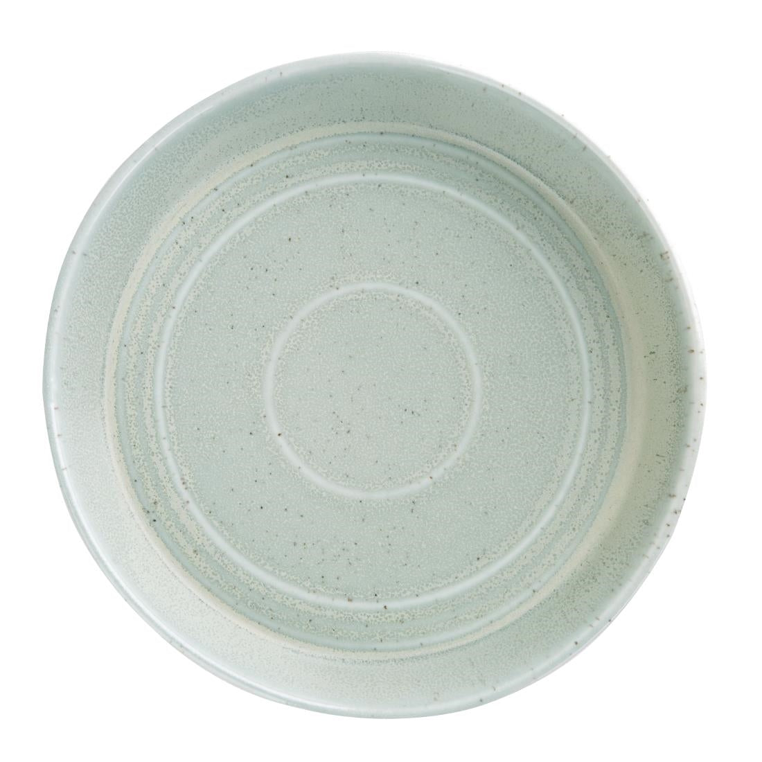 Olympia Cavolo Flat Round Bowls Spring Green 220mm (Pack of 4) - FB561 Bowls Olympia
