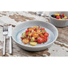 Olympia Cavolo Flat Round Bowls Ice Blue 220mm (Pack of 4) - FB566 Bowls Olympia