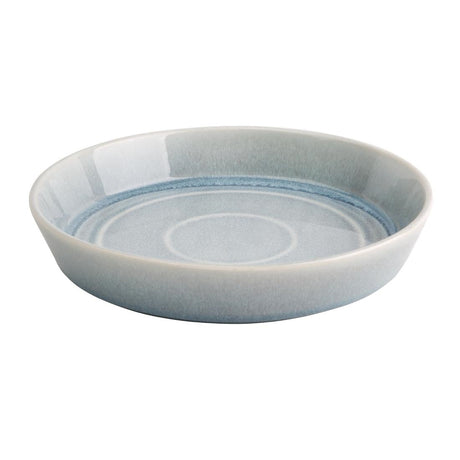 Olympia Cavolo Flat Round Bowls Ice Blue 220mm (Pack of 4) - FB566 Bowls Olympia