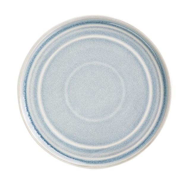 Olympia Cavolo Flat Round Plates Ice Blue 220mm (Pack of 6) - FB568 Plates Olympia