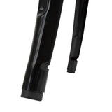 Bolero Bistro Bar Table with Wooden Top Black - FB595 Steel Tables Bolero   