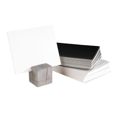 APS Concrete Effect Table Stand Square (Pack of 4) - FB615  APS   