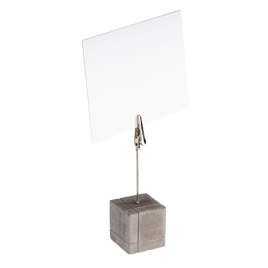 APS Concrete Effect Table Stand Square With Peg (Pack of 4) - FB616  APS   