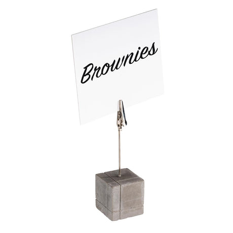 APS Concrete Effect Table Stand Square With Peg (Pack of 4) - FB616  APS   