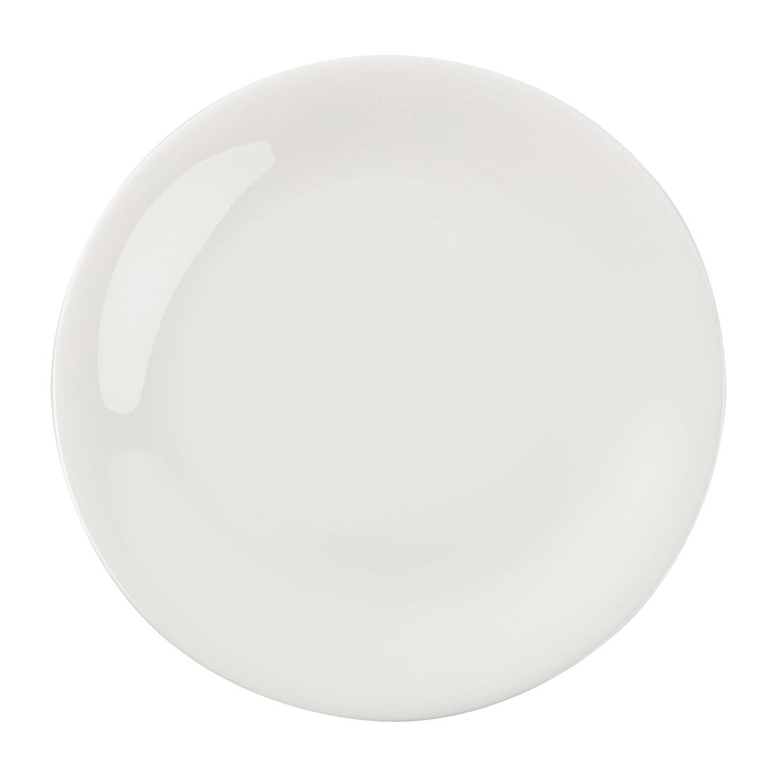 Royal Bone Ascot Coupe Plate 225mm (Pack of 6) - FB631 Plates Royal Bone China
