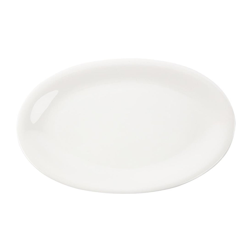 Royal Bone Ascot Oval Plate 180 x 280mm (Pack of 6) - FB638 Plates Royal Bone China