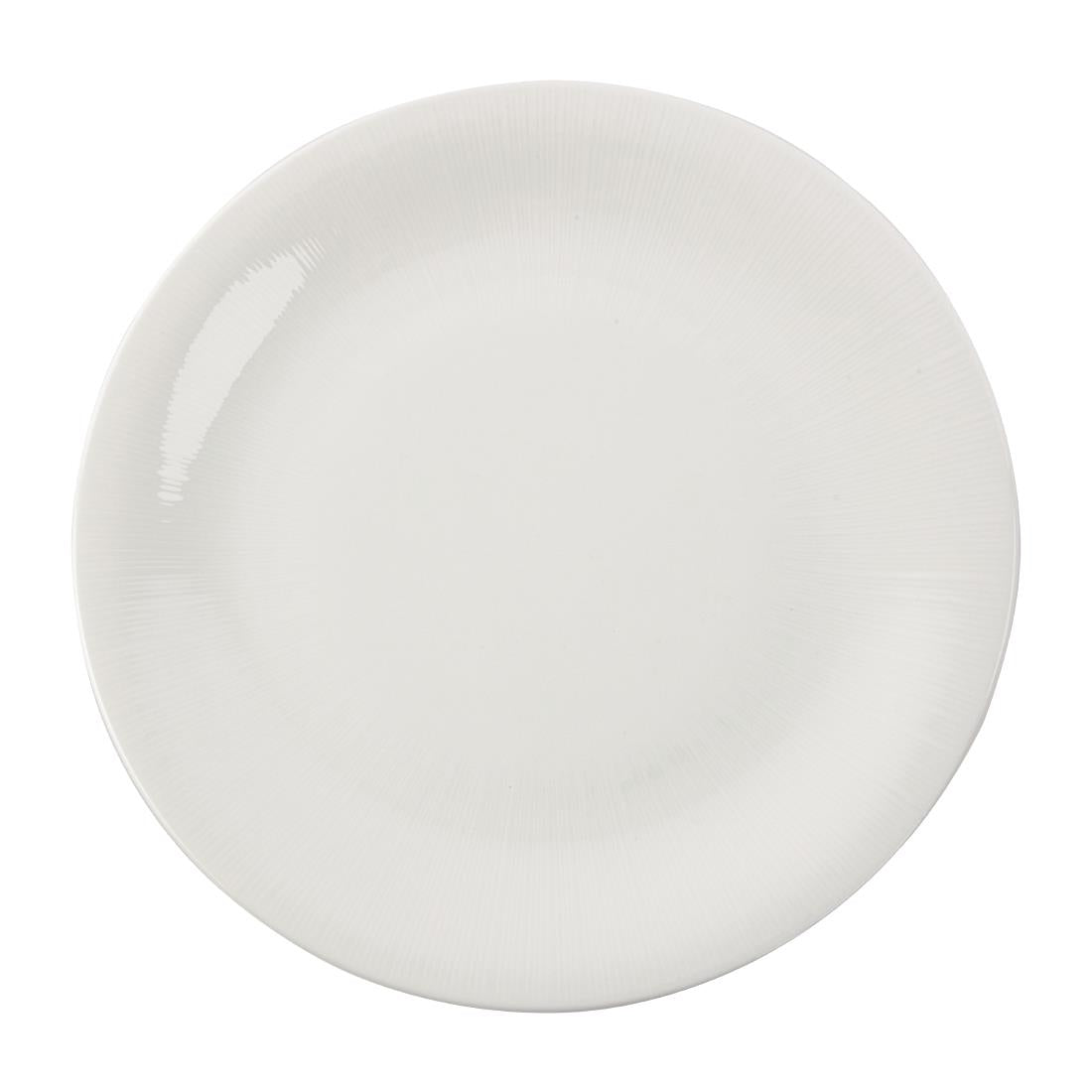 Royal Bone Ascot Embossed Coupe Plate 290mm (Pack of 6) - FB641 Plates Royal Bone China