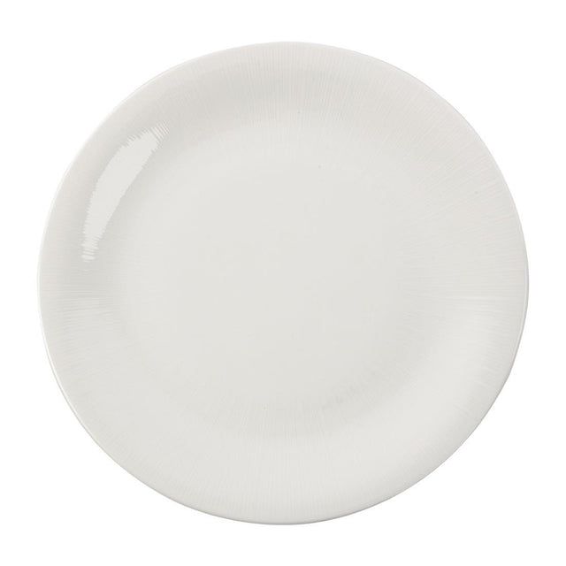 Royal Bone Ascot Embossed Coupe Plate 290mm (Pack of 6) - FB641 Plates Royal Bone China