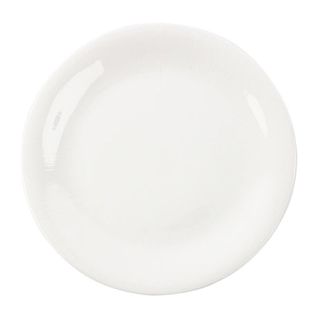 Royal Bone Ascot Embossed Coupe Plate 225mm (Pack of 6) - FB643 Plates Royal Bone China