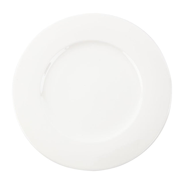 Royal Bone Ascot Wide Rim Flat Profile Plate 275mm (Pack of 6) - FB648 Plates Royal Bone China