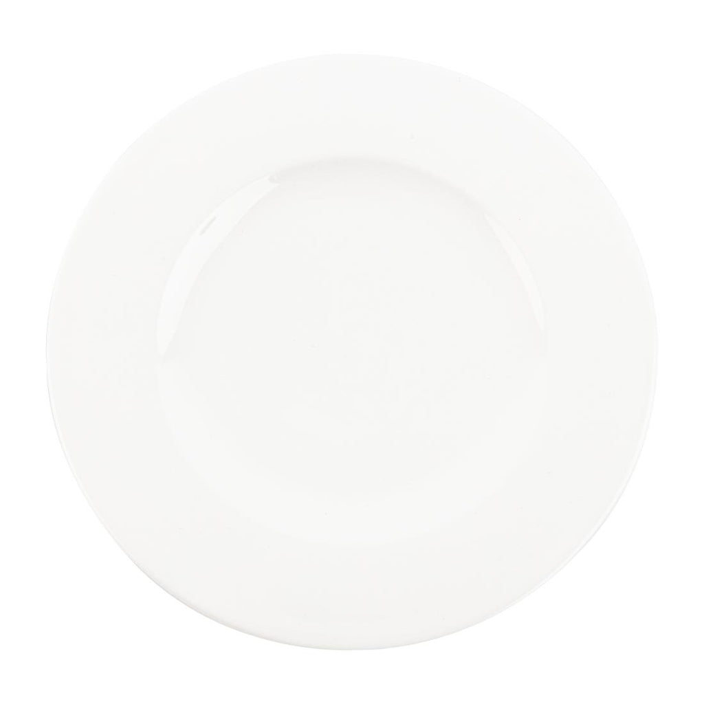 Royal Bone Ascot Wide Rim Flat Profile Plate 175mm (Pack of 12) - FB650 Plates Royal Bone China