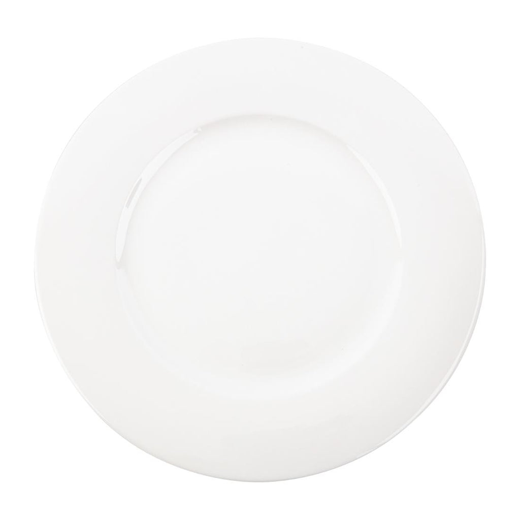 Royal Bone Ascot Wide Rim Flat Profile Plate 335mm (Pack of 1) - FB652 Plates Royal Bone China