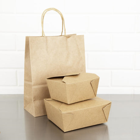 Fiesta Compostable Paperboard Food Cartons 1200ml / 42oz (Pack of 200) - FB674  Fiesta   