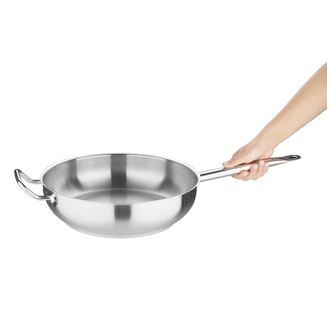 Vogue Stainless Steel Sauté Pan 30cm - FB699  Vogue   