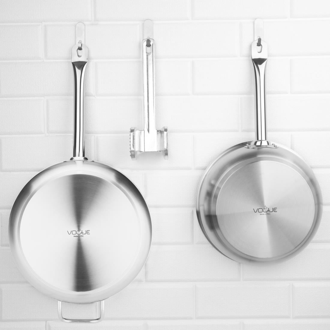 Vogue Stainless Steel Sauté Pan 30cm - FB699  Vogue   
