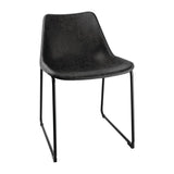 Bolero Rodeo Side Chairs Black (Pack of 2) - FB880 Metal Dining Chairs Bolero   