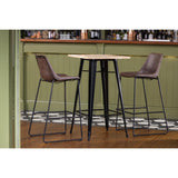 Bolero Rodeo High Stools Mocha (Single) - FB884 Metal Bar Stools Bolero   