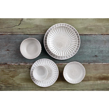 Olympia Corallite Deep Bowls Concrete Grey 105mm (Pack of 12) - FB958 Bowls Olympia