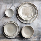 Olympia Corallite Plates Concrete Grey 205mm (Pack of 6) - FB955 Plates Olympia