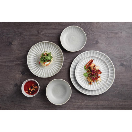 Olympia Corallite Plates Concrete Grey 205mm (Pack of 6) - FB955 Plates Olympia