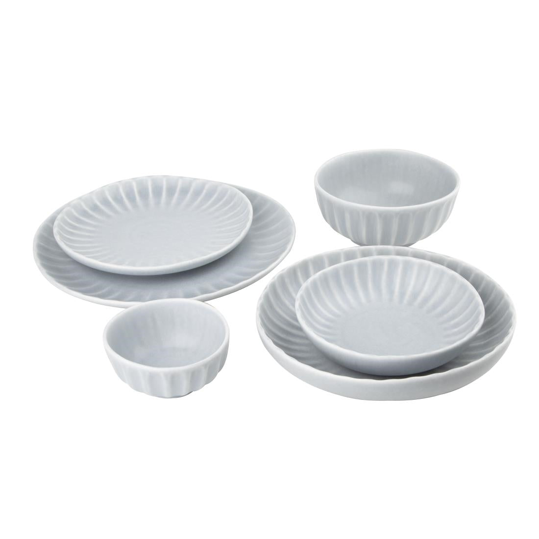 Olympia Corallite Plates Concrete Grey 280mm (Pack of 6) - FB954 Plates Olympia