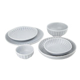 Olympia Corallite Plates Concrete Grey 280mm (Pack of 6) - FB954 Plates Olympia