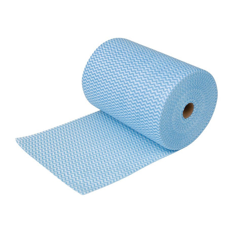 Nisbets Essentials Non-Woven Cloth Blue (Roll of 300 Sheets) - FB968  Nisbets Essentials   