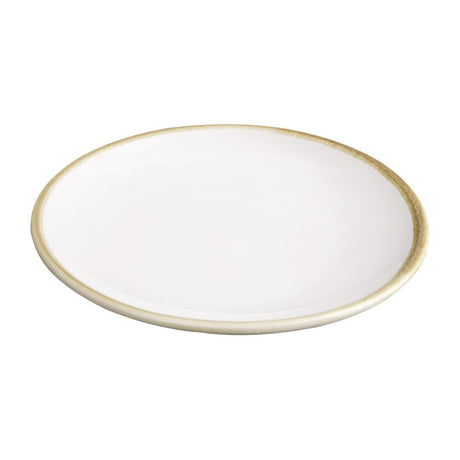 Olympia Kiln Round Coupe Plate Chalk 180mm (Pack of 6) - FB980 Plates Olympia