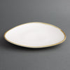 Olympia Kiln Triangular Plate Chalk 230mm (Pack of 6) - FB984 Plates Olympia