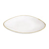 Olympia Kiln Triangular Plate Chalk 280mm (Pack of 4) - FB985 Plates Olympia