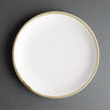 Olympia Kiln Coupe Plate Chalk 230mm (Pack of 6) - FB999 Plates Olympia