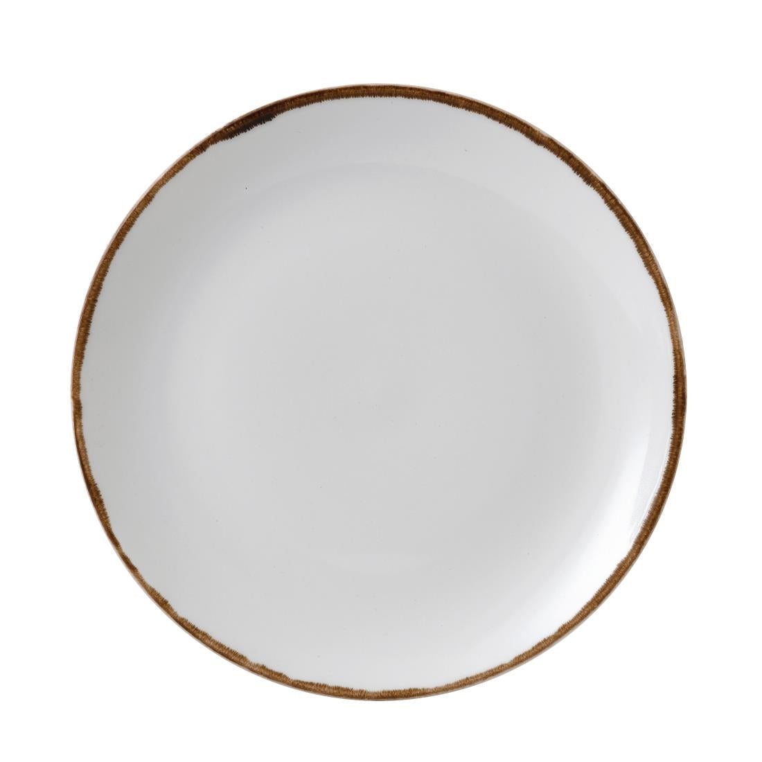 Dudson Harvest Evolve Coupe Plates Natural 260mm (Pack of 12) - FC002 Plates Churchill