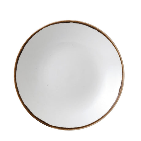 Dudson Harvest Deep Coupe Plates Natural 255mm (Pack of 12) - FC009 Plates Churchill