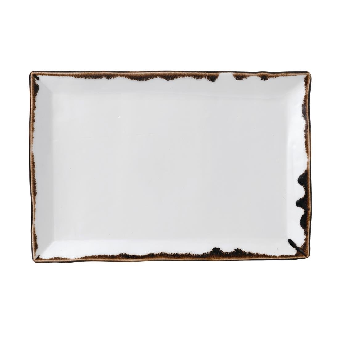 Dudson Harvest Rectangular Trays Natural 230 x 336mm (Pack of 6) - FC013 Dudson Crockery Churchill   