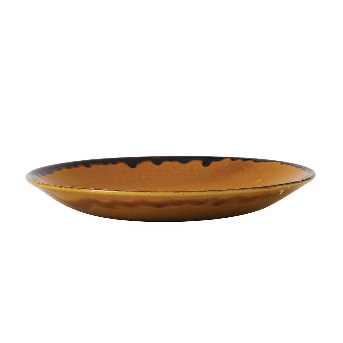 Dudson Harvest Deep Coupe Plates Brown 255mm (Pack of 12) - FC022 Plates Churchill