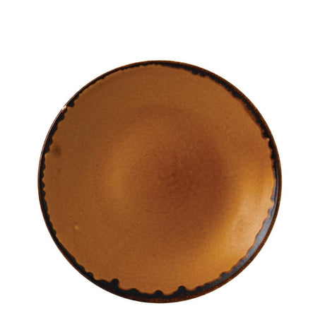 Dudson Harvest Deep Coupe Plates Brown 255mm (Pack of 12) - FC022 Plates Churchill