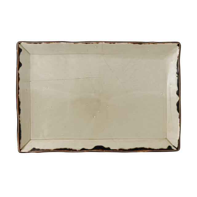 Dudson Harvest Rectangular Trays Linen 230 x 336mm (Pack of 6) - FC039 Dudson Crockery Churchill   