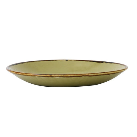 Dudson Harvest Deep Coupe Plates Green 255mm (Pack of 12) - FC048 Plates Churchill