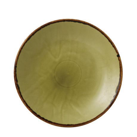 Dudson Harvest Deep Coupe Plates Green 255mm (Pack of 12) - FC048 Plates Churchill