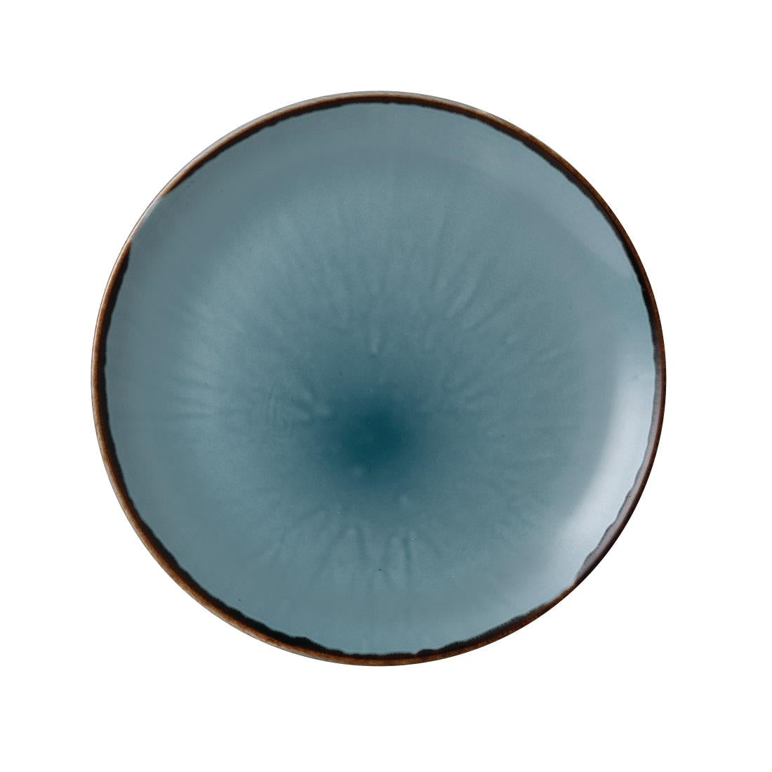 Dudson Harvest Evolve Coupe Plates Blue 260mm (Pack of 12) - FC054 Plates Churchill