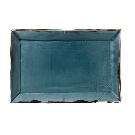 Dudson Harvest Rectangular Trays Blue 192 x 284mm (Pack of 6) - FC064 Dudson Crockery Churchill   