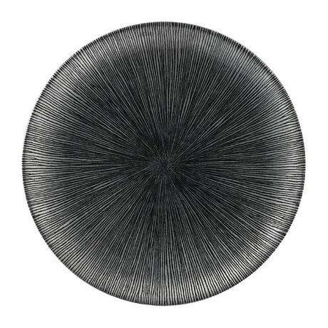 Churchill Studio Prints Agano Coupe Plates Black 260mm (Pack of 12) - FC101 Plates Churchill