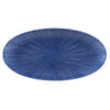 Churchill Studio Prints Agano Oval Chefs Plates Blue 347 x 173mm (Pack of 6) - FC112 Plates Churchill